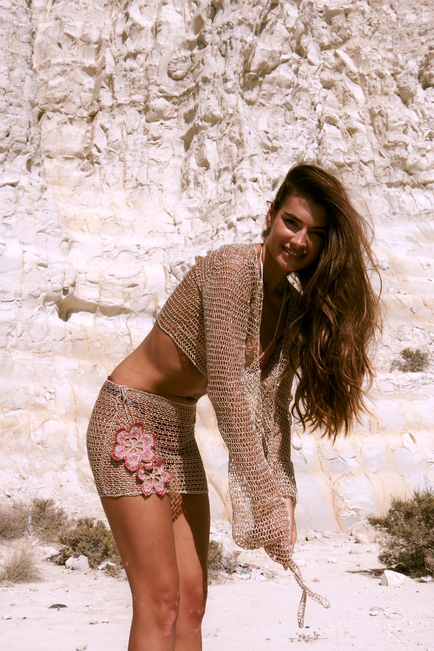 SAHARIENNE GOLD - CARDIGAN