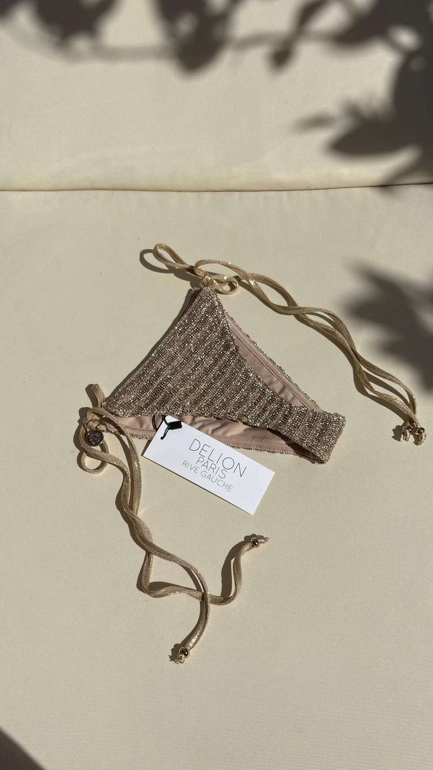 GISELE TANGA GOLD - GOLD TIES